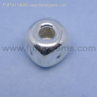 silver 925  square beads