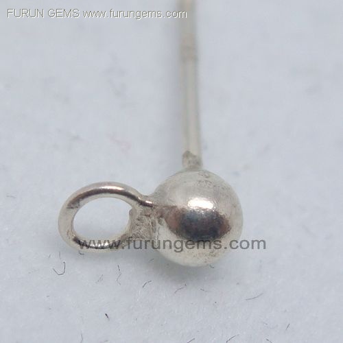 silver 925 earring pin