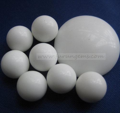 white glass round beads and cabochons