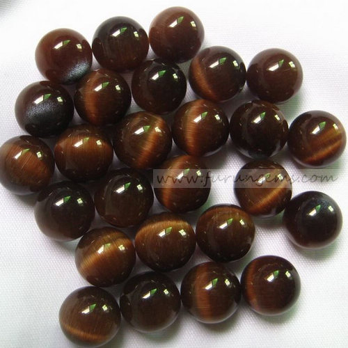 brown cat eye sphere/ball 12mm ,no hole