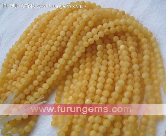 aragoniteround beads (many sizes available)