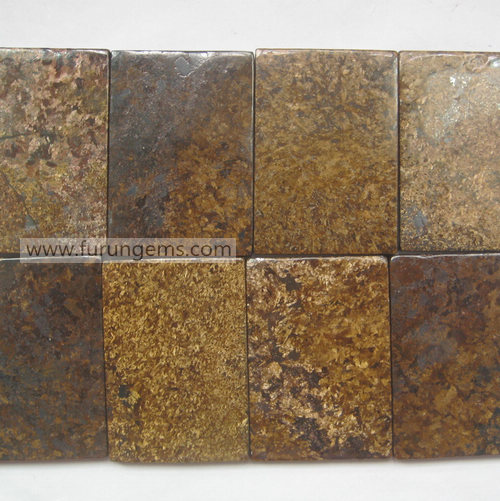 bronzite tile slab 55x35x5mm rectangle